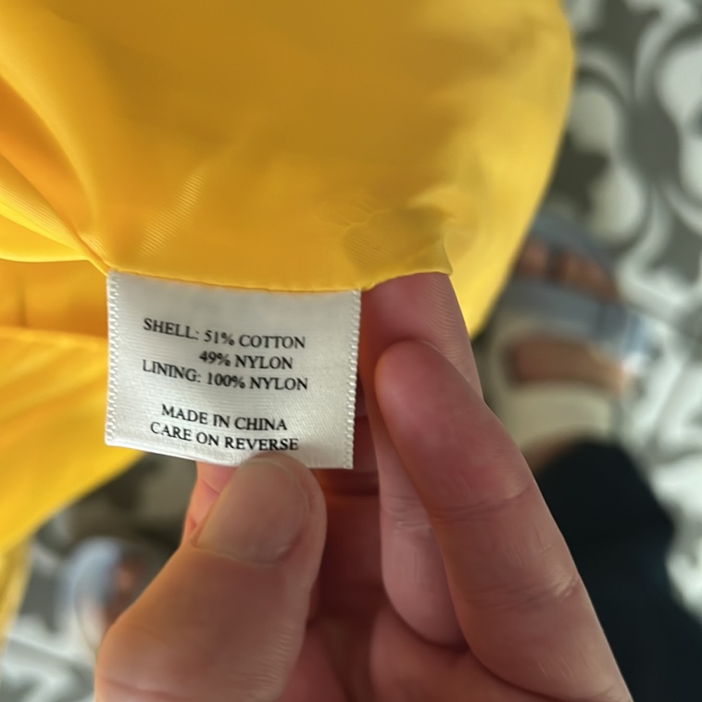 Talbots Petite Yellow Rain Jacket - image 8